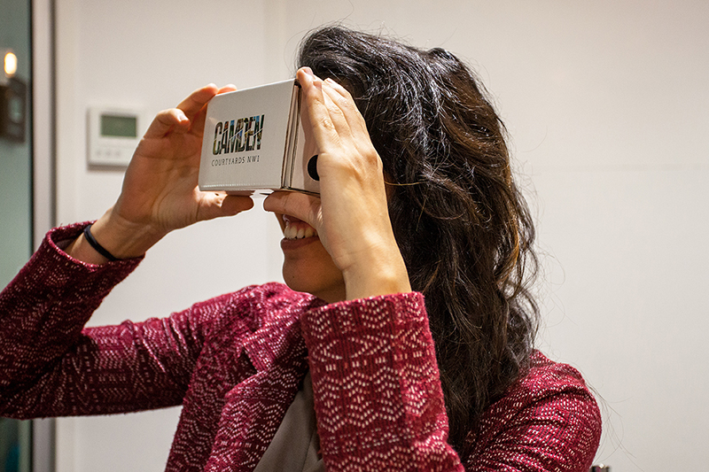 Wagstaffs Google Cardboard for Camden Courtyards